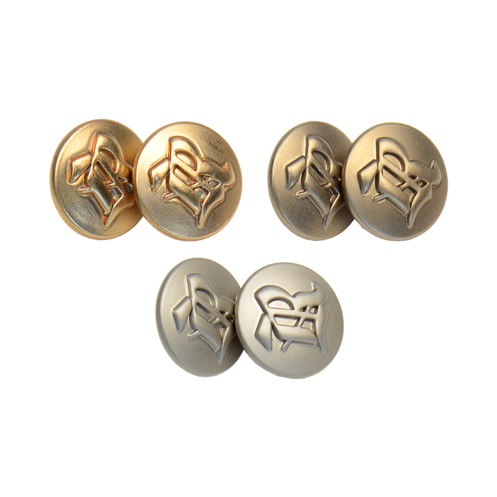 Rice Owls Logo Metal Shirt Button