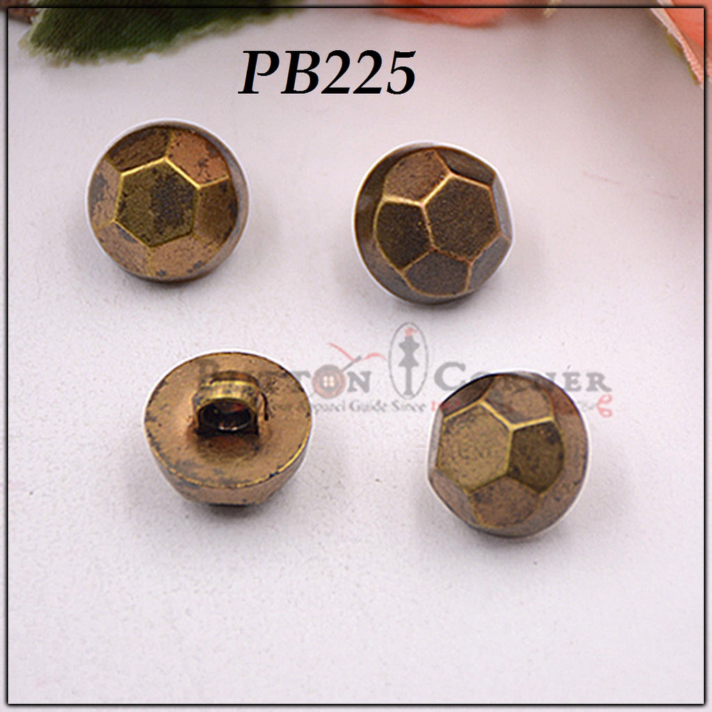 Soccer Shape Plastic Shank Button