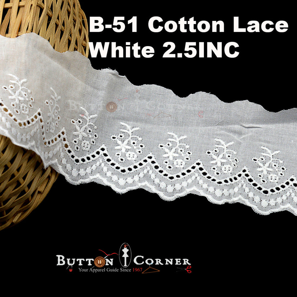 Cotton One Side Border Lace