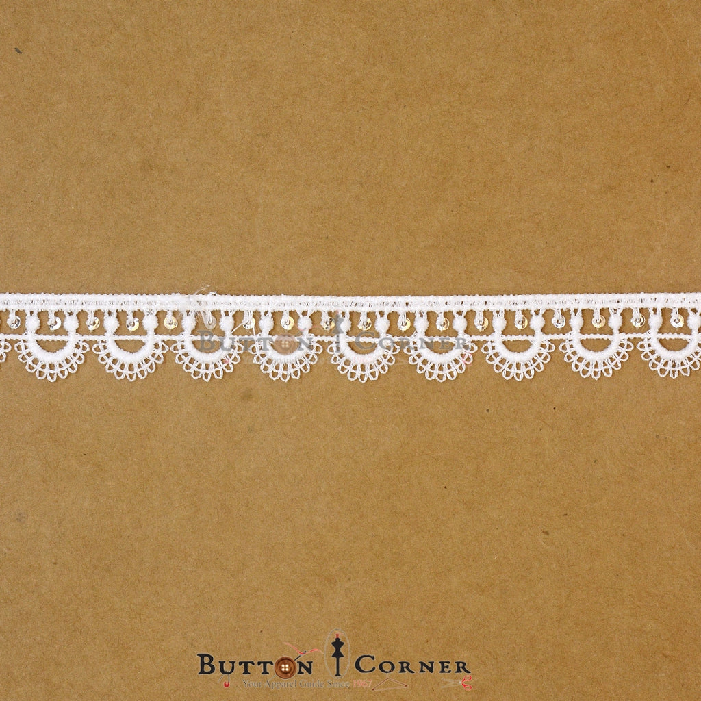 Border Shuttle Sequence Lace