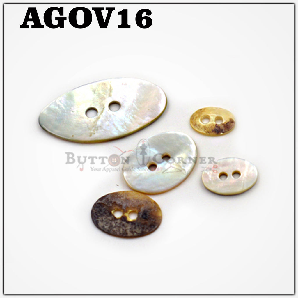 Oval Shape 2 Hole Button (Japanese)