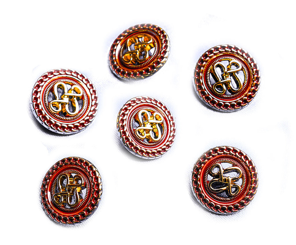 Celtic Design Chain Rim Border Button