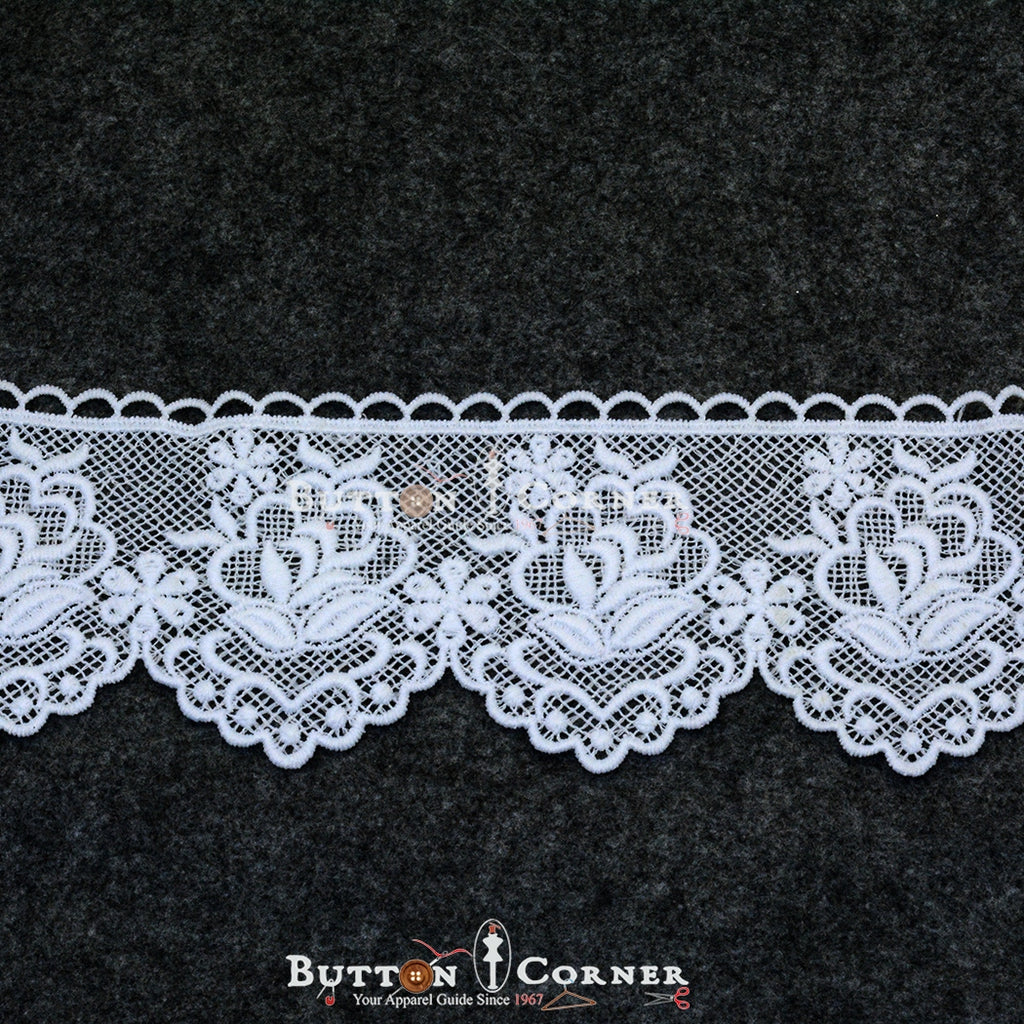 One Side Border Shuttle Lace