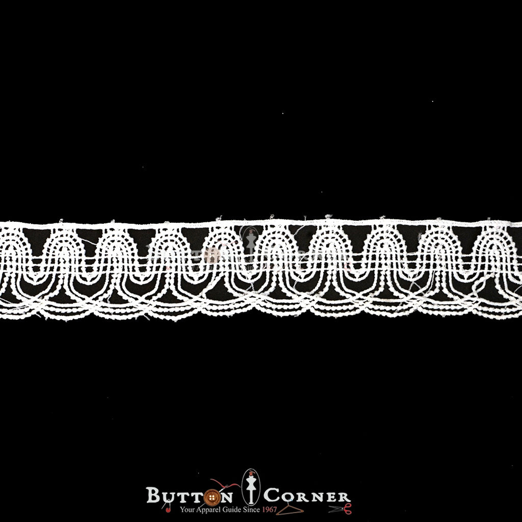 One Side Border Shuttle Lace