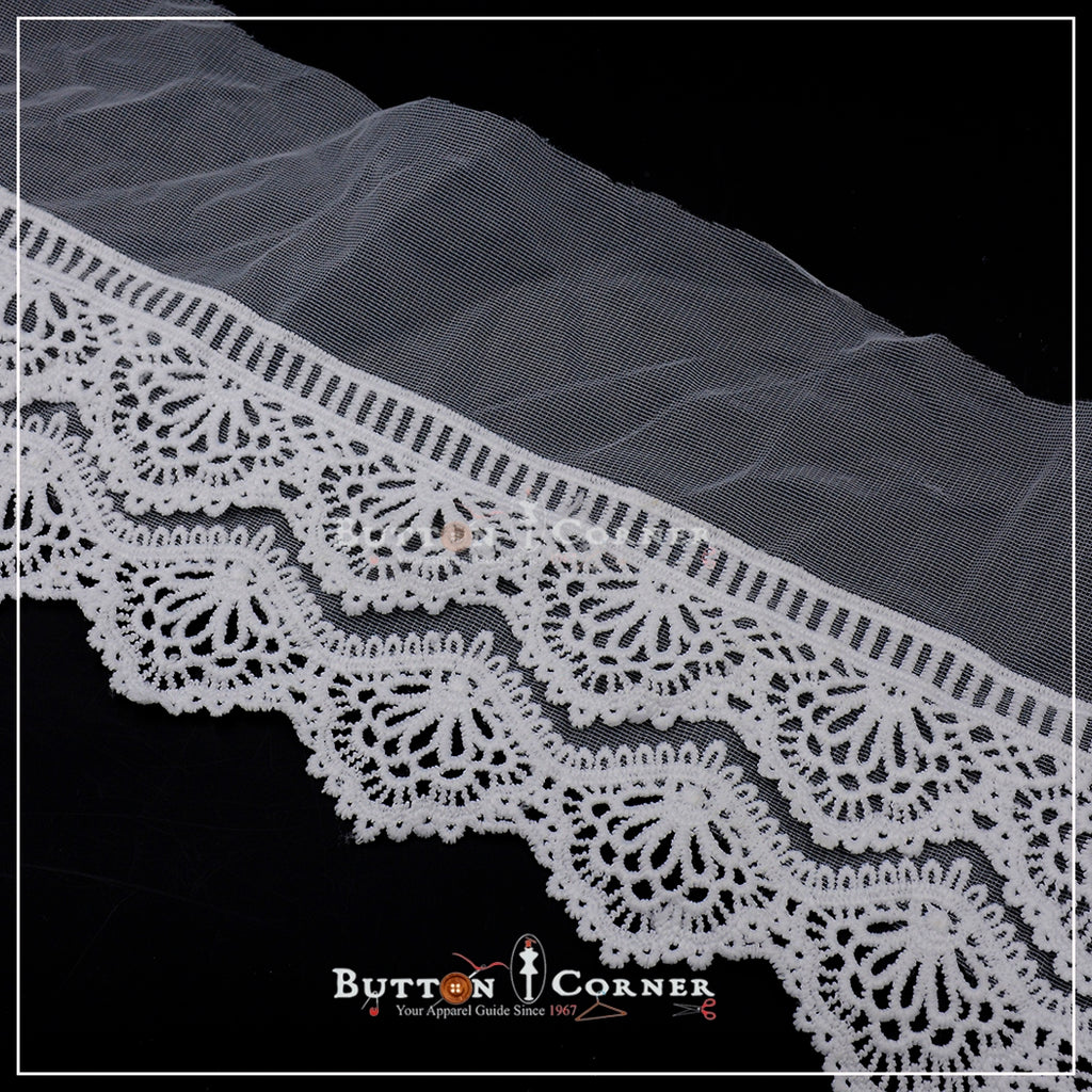 One Side Border Net Lace