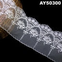 One Side Border Net Sequence Lace