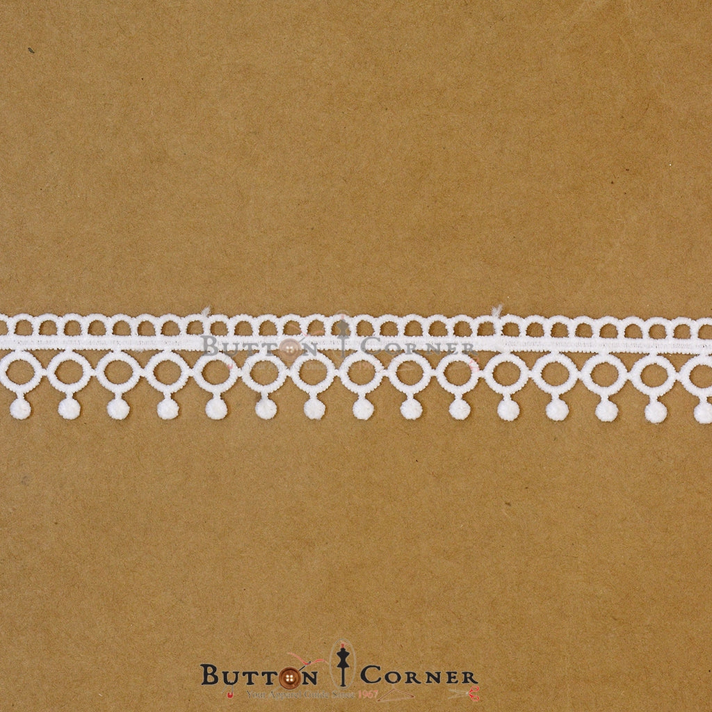 One Side Border Shuttle Lace