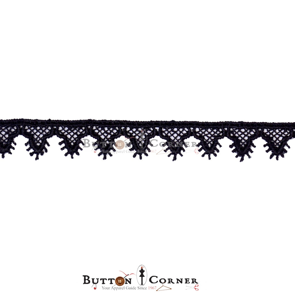 One Side Border Shuttle Lace