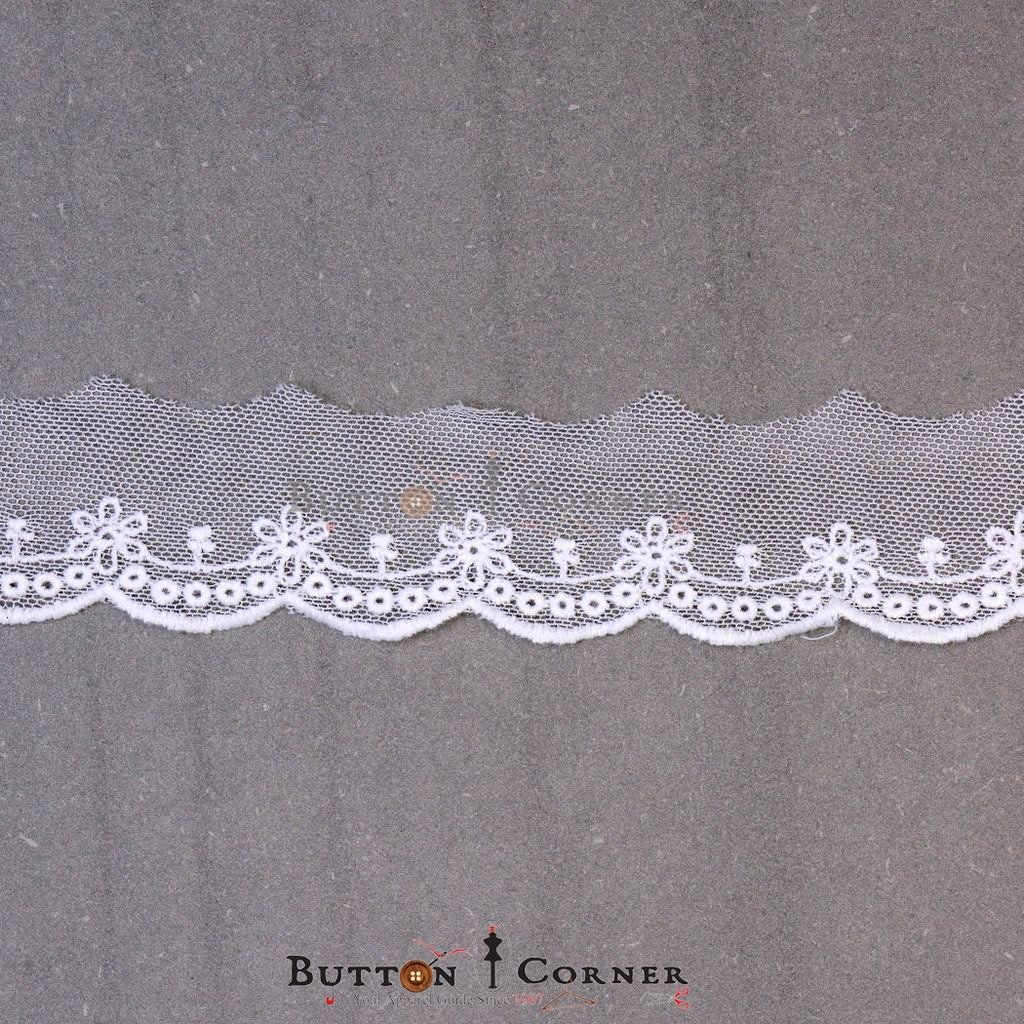 One Side Border Net Lace