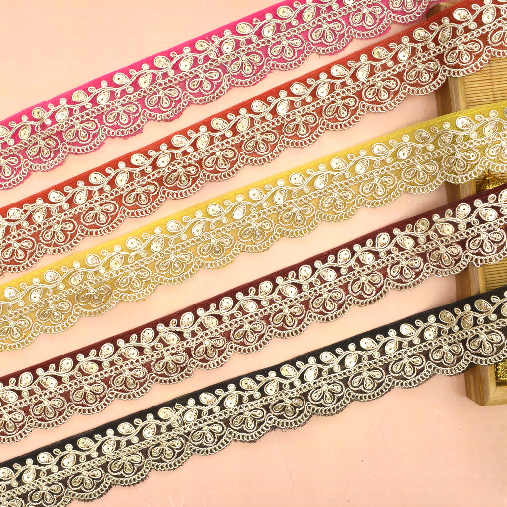 Fancy Gota Sequence Lace