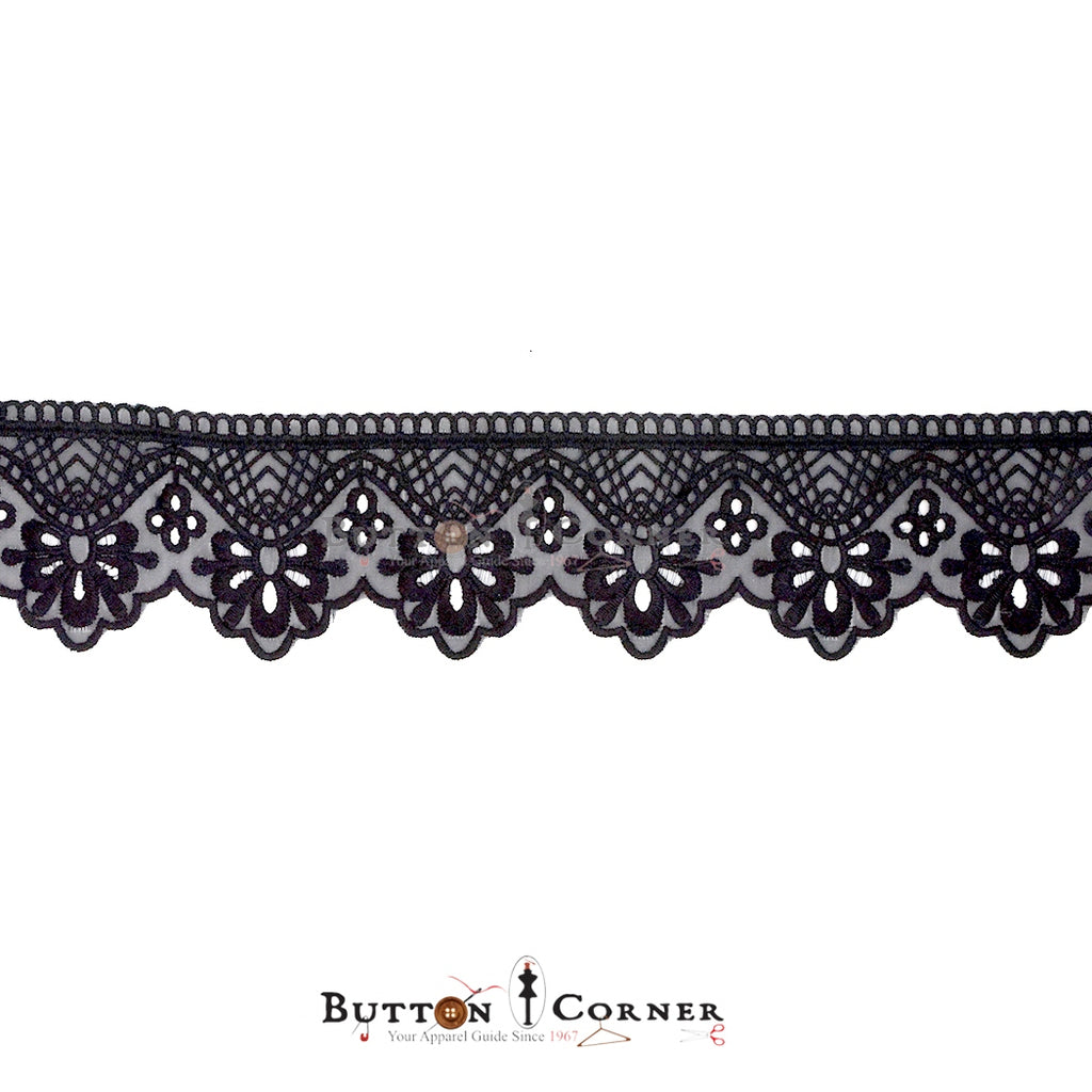 One Side Border Net Lace