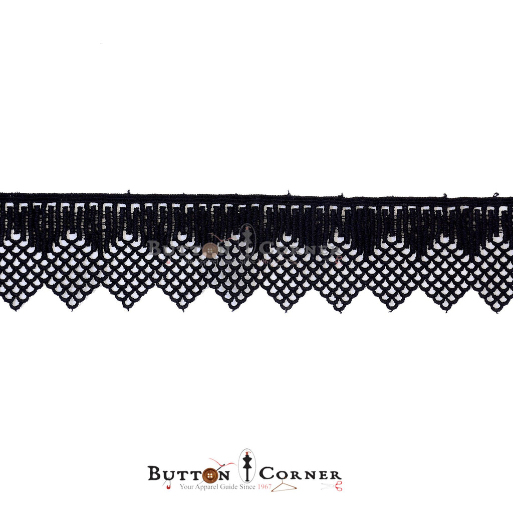 One Side Border Shuttle Lace