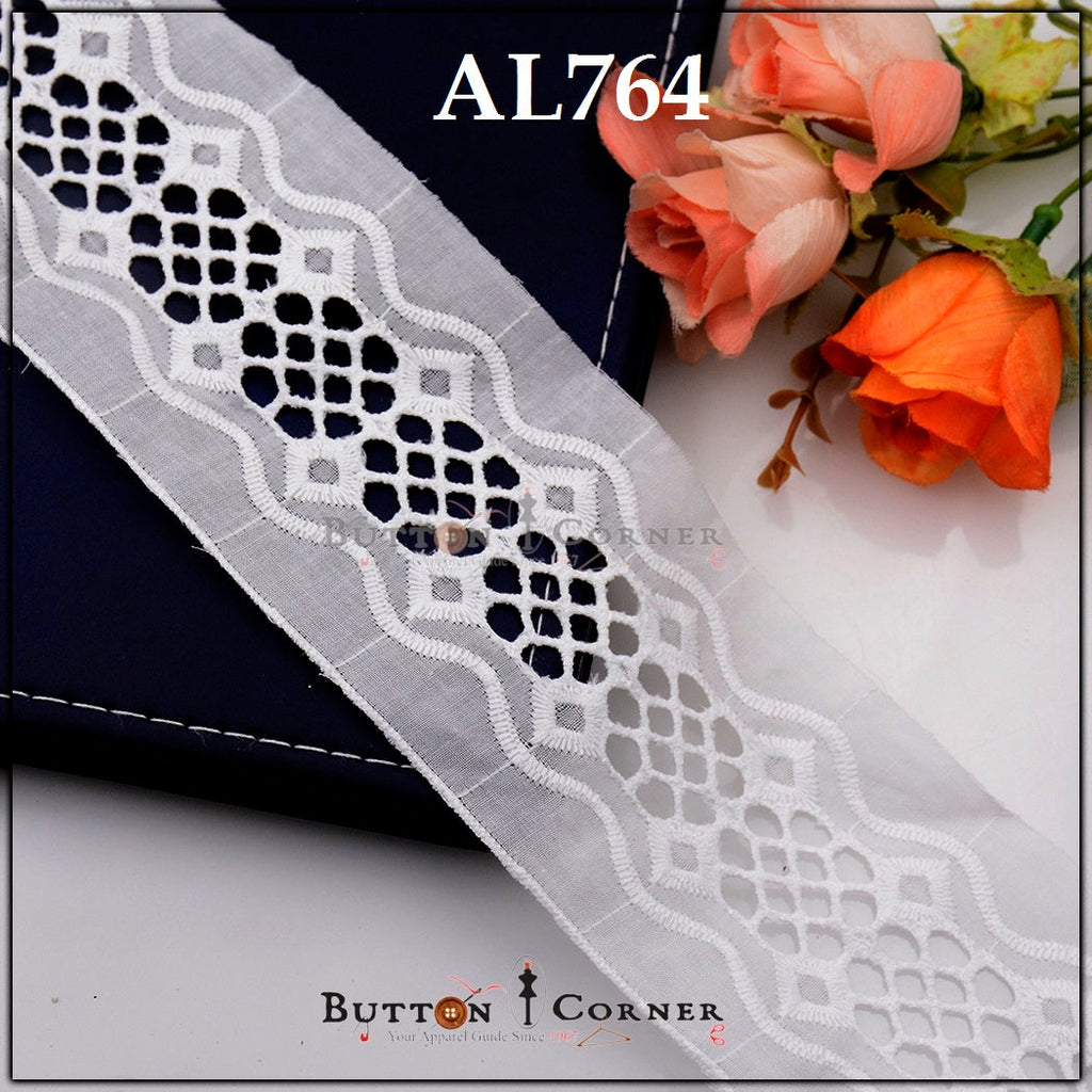 Cotton Double Side Border Lace