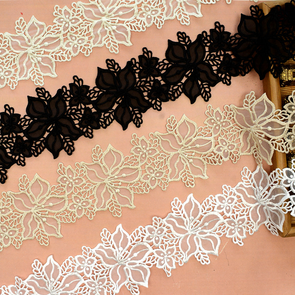 Double Side Border Organza Lace