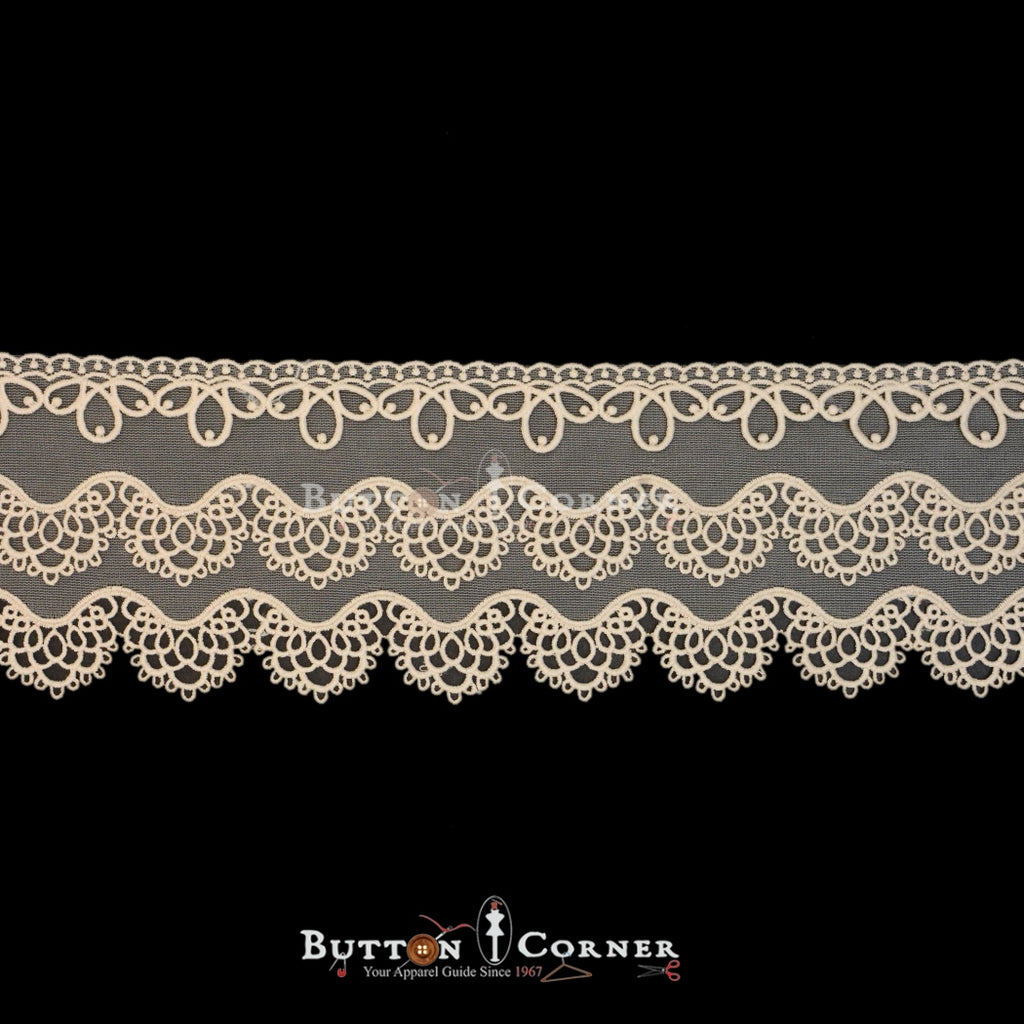 One Side Border Net Lace