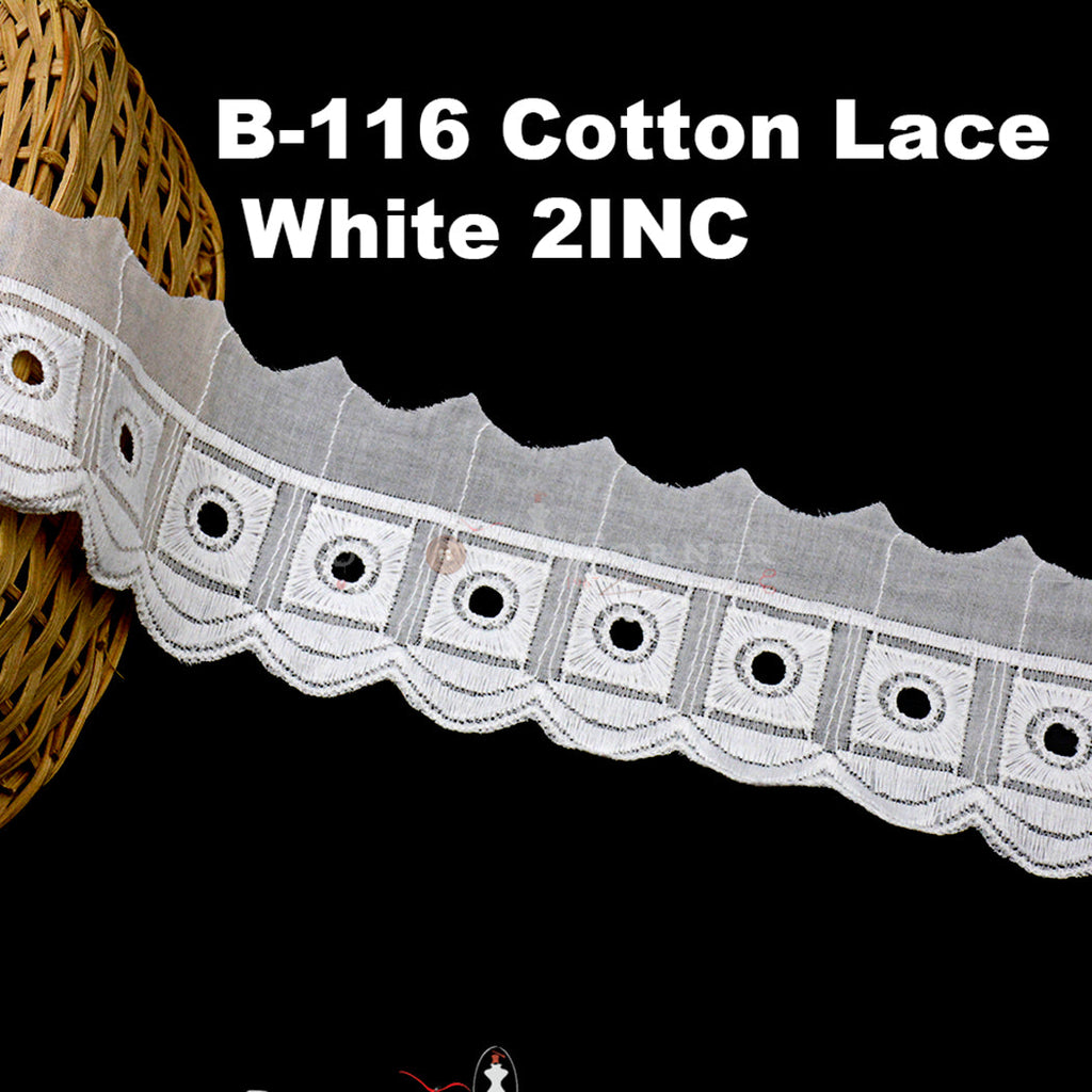 Cotton One Side Border Lace