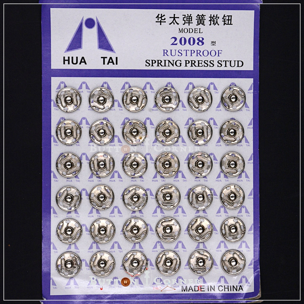 Two Part Spring Press Stud (Hua Tai)