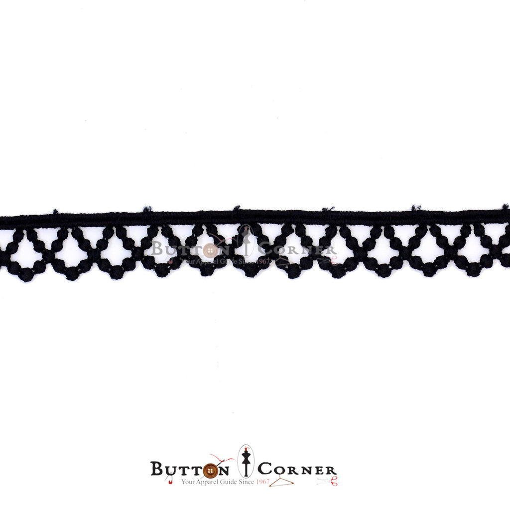 One Side Border Shuttle Lace