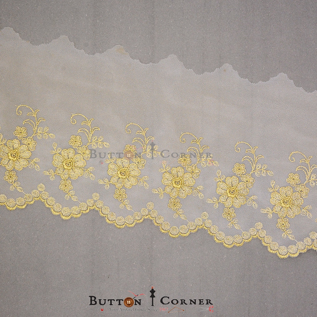 One Side Border Net Lace