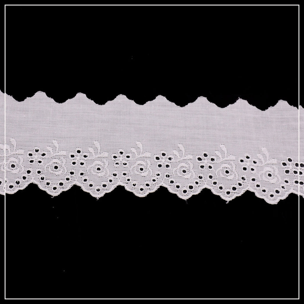 Cotton One Side Border Lace