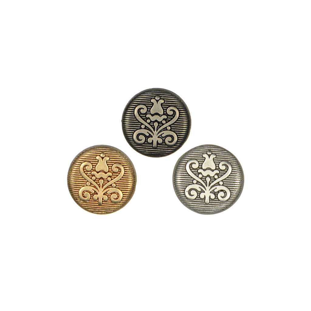 Western Style Round Lapel Pin