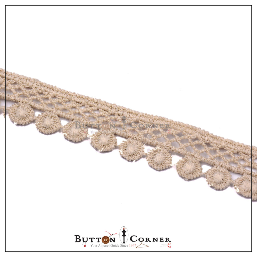 One Side Border Shuttle Lace