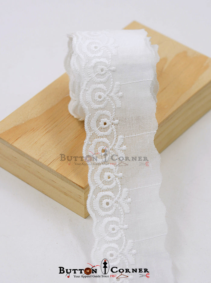 Cotton One Side Border Lace