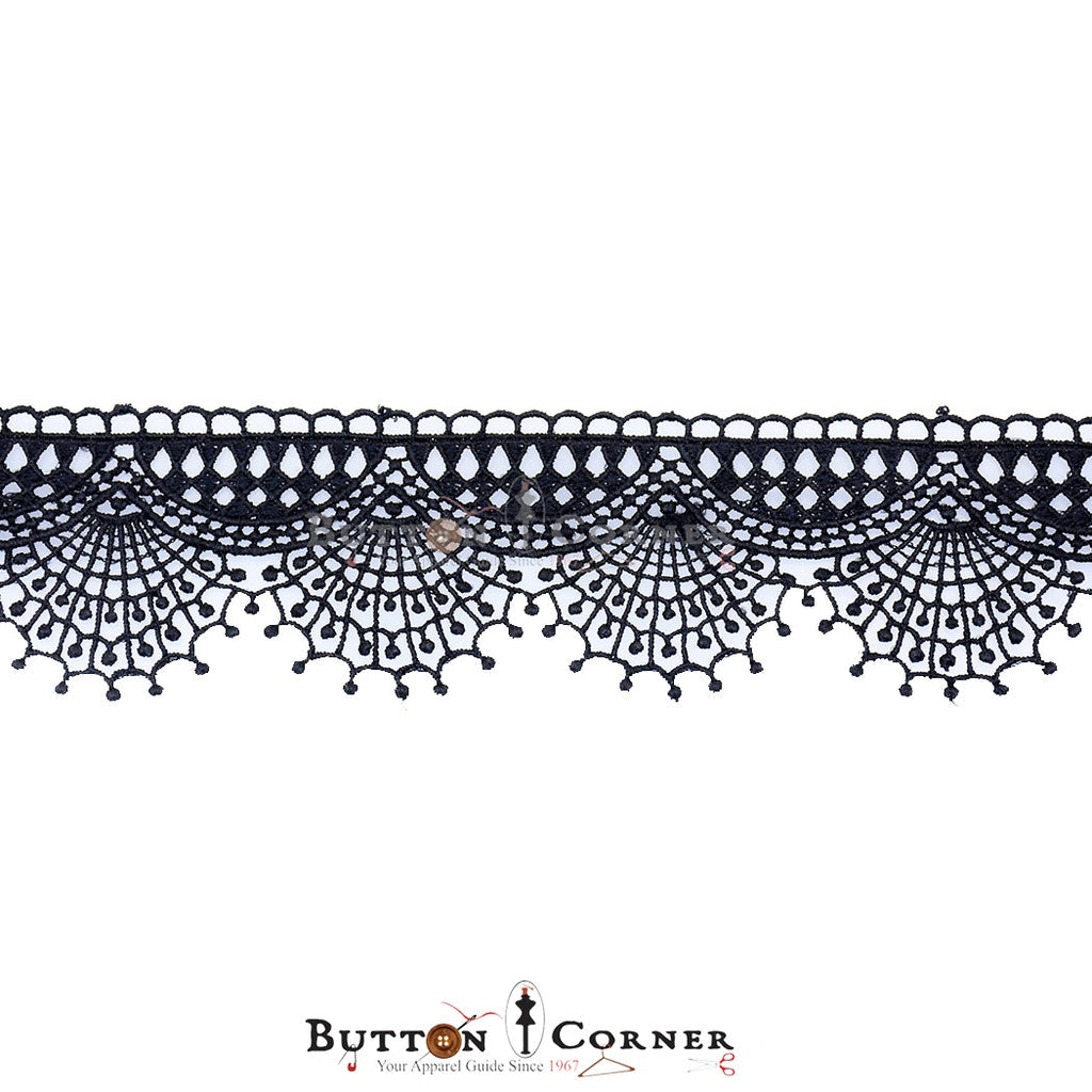 One Side Border Shuttle Lace