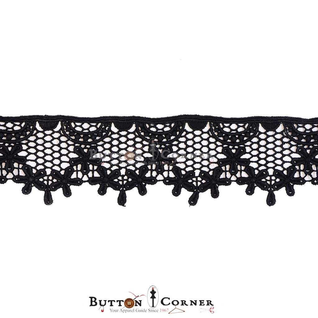 One Side Border Shuttle Lace