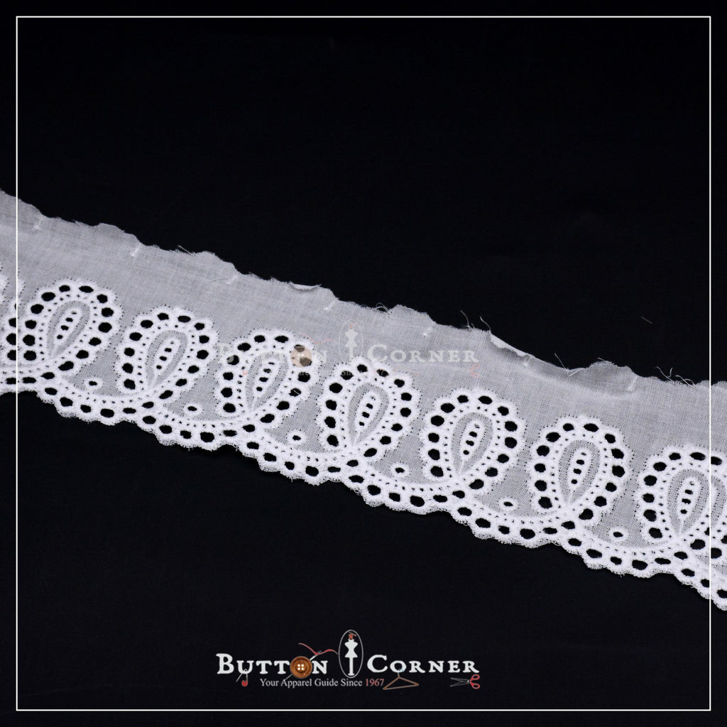 One Side Border Cotton Lace