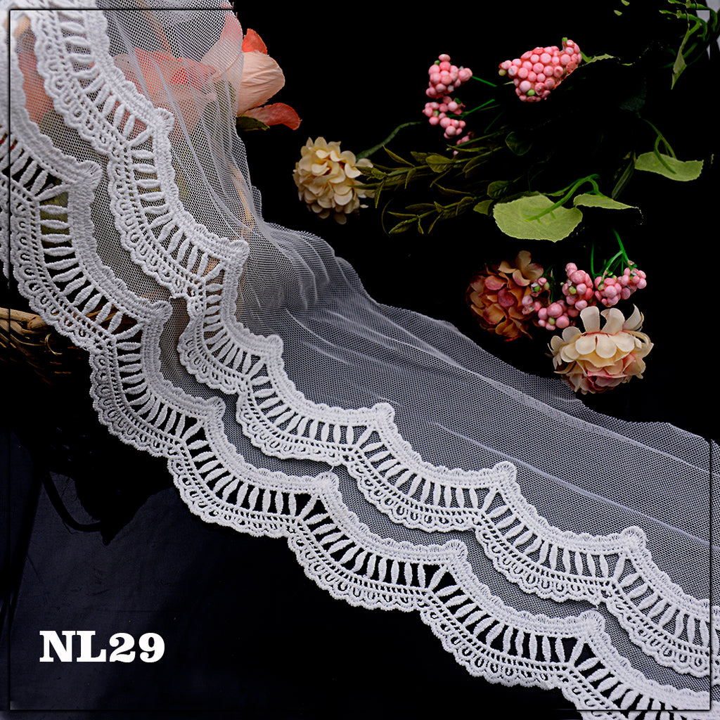 One Side Border Net Lace