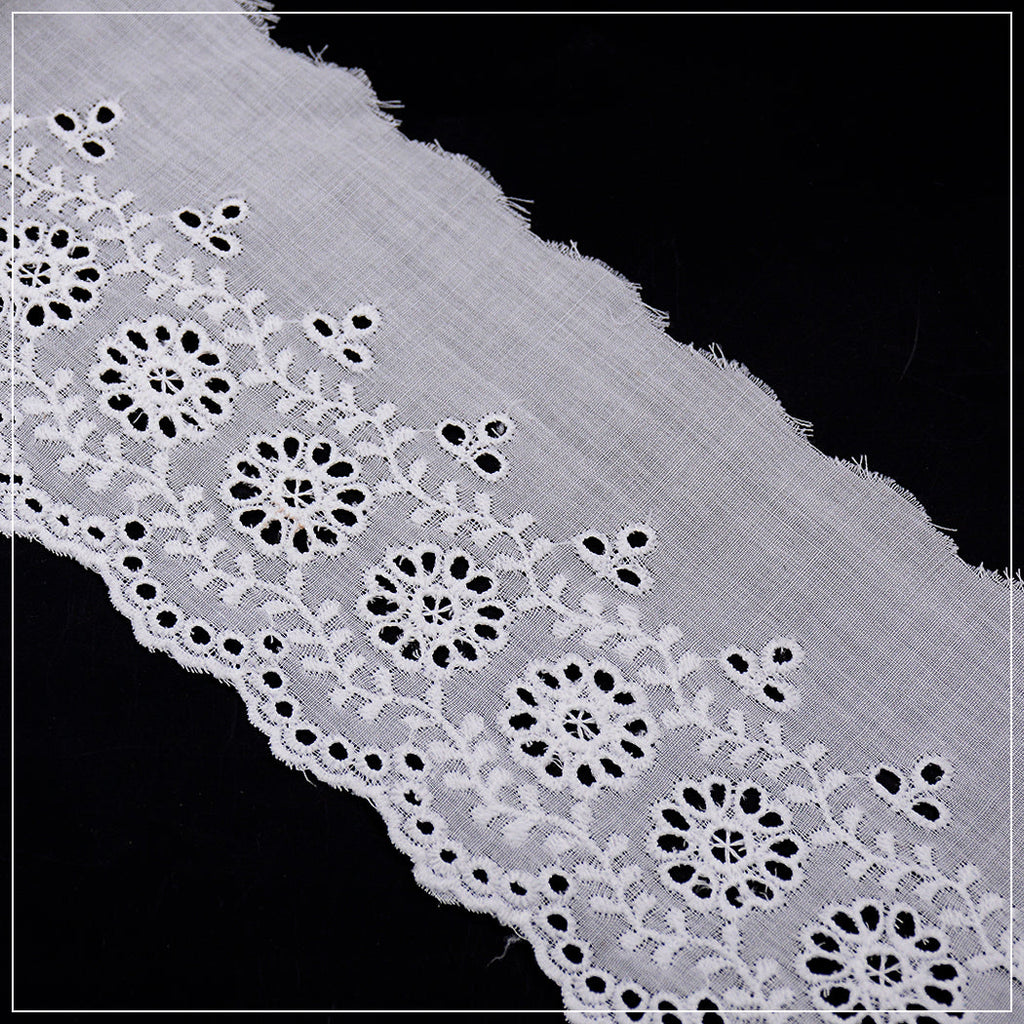 Cotton One Side Border Lace