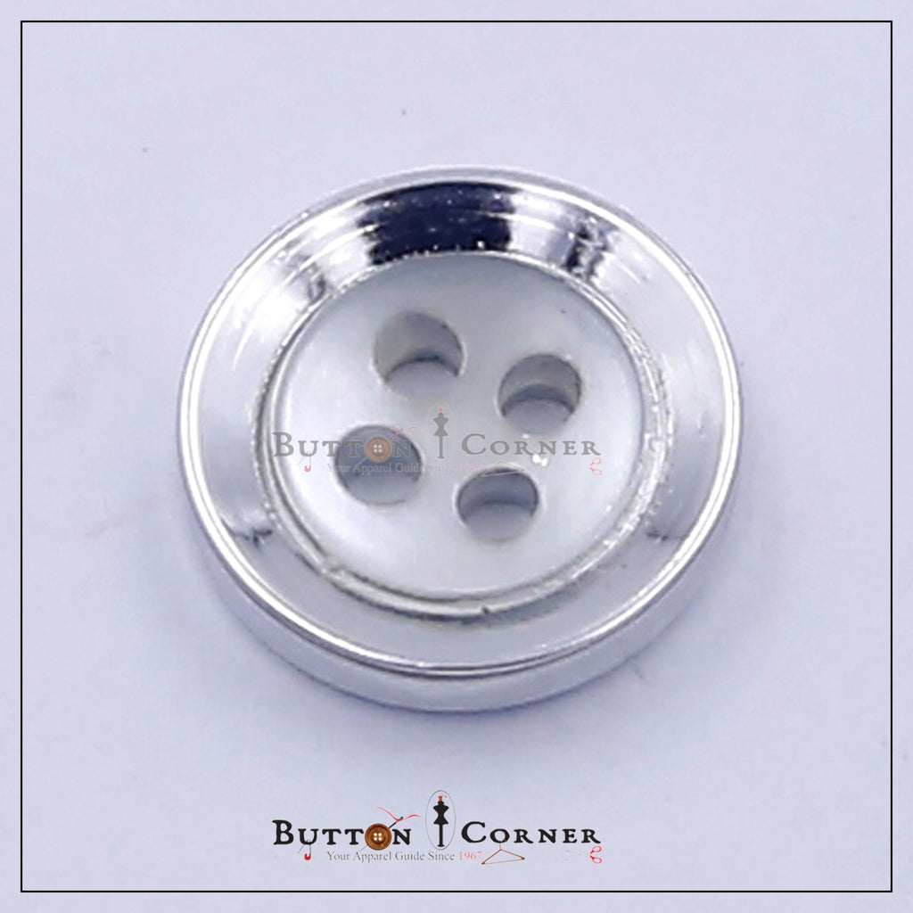 Center Matt 4 Hole Shirt Button