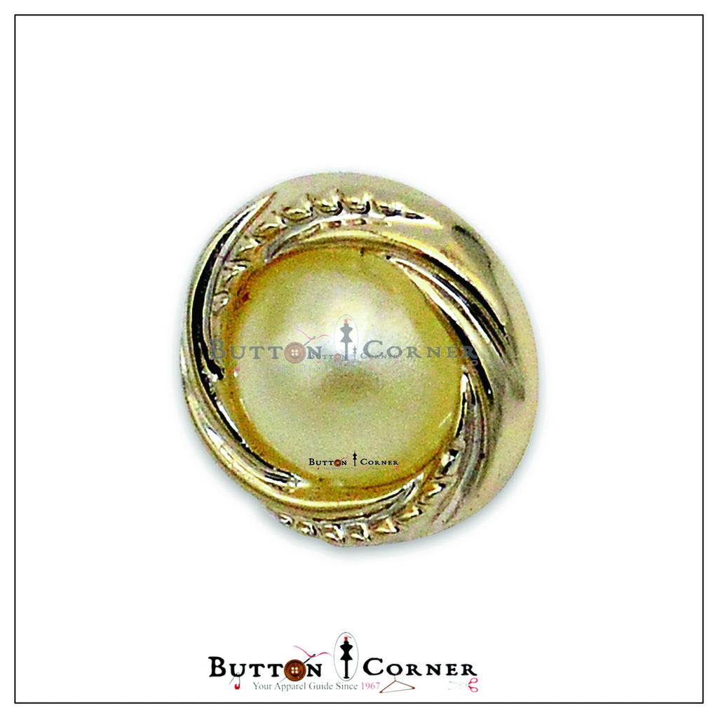 Border Design & Pearl Shank Button