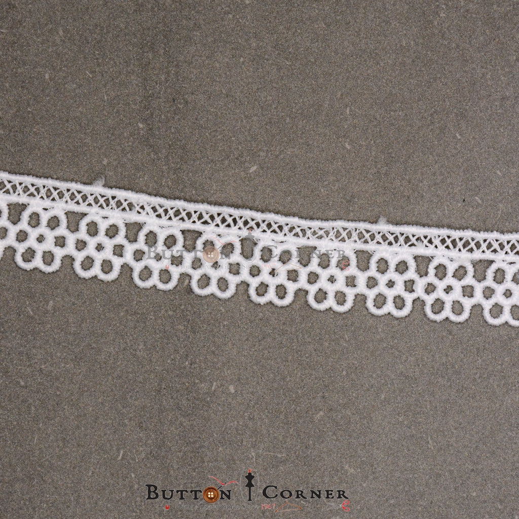 One Side Border Shuttle Lace