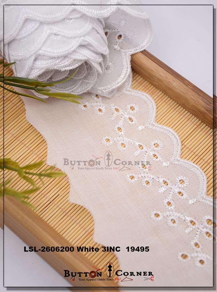 Cotton One Side Border Lace