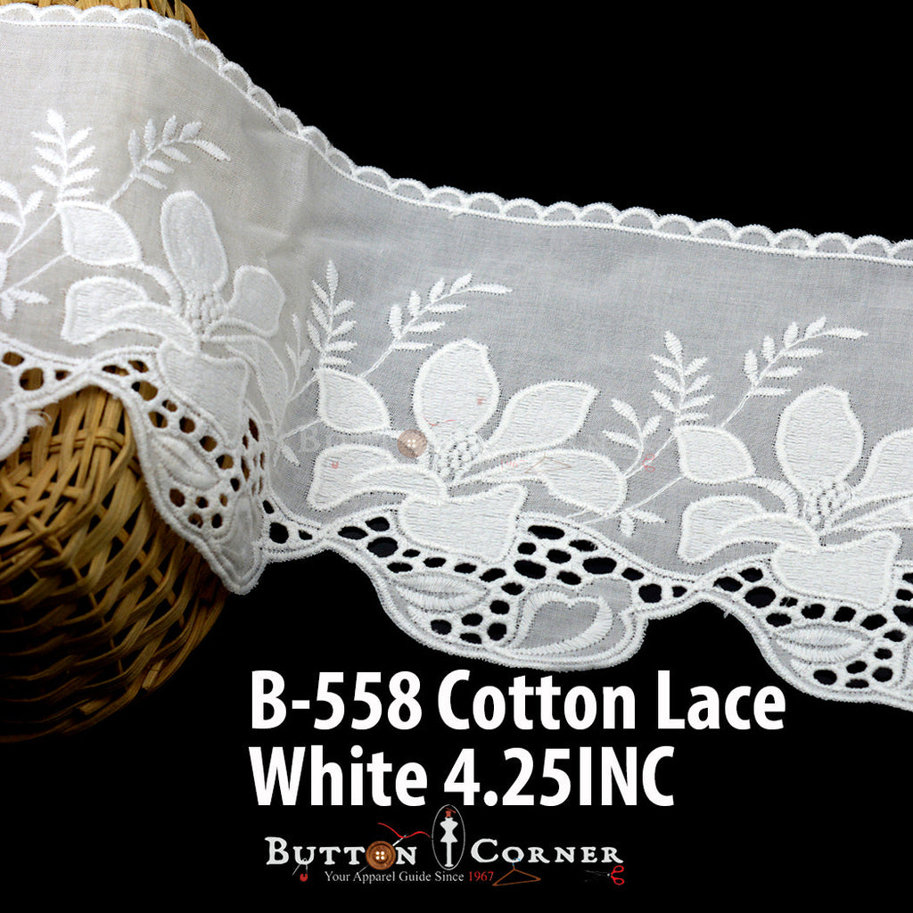 Cotton One Side Border Lace