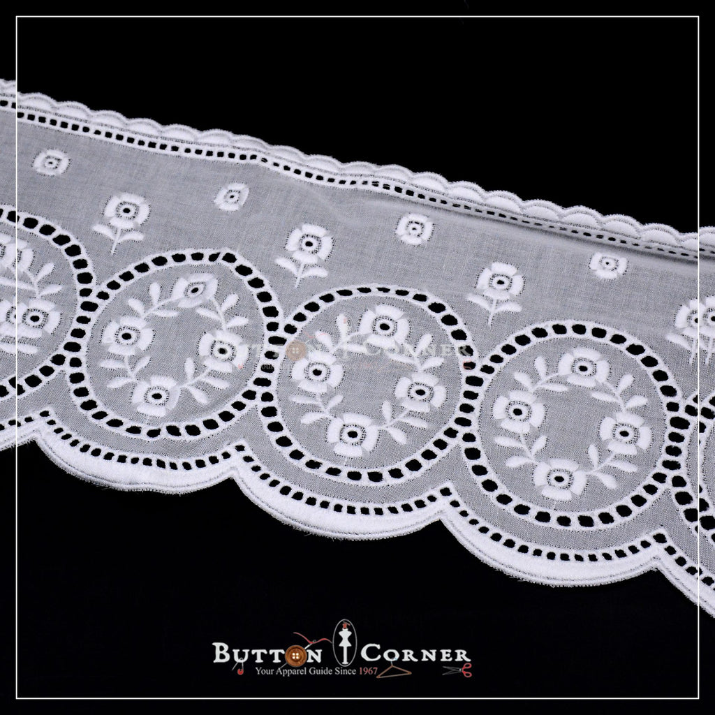 One Side Border Cotton Lace