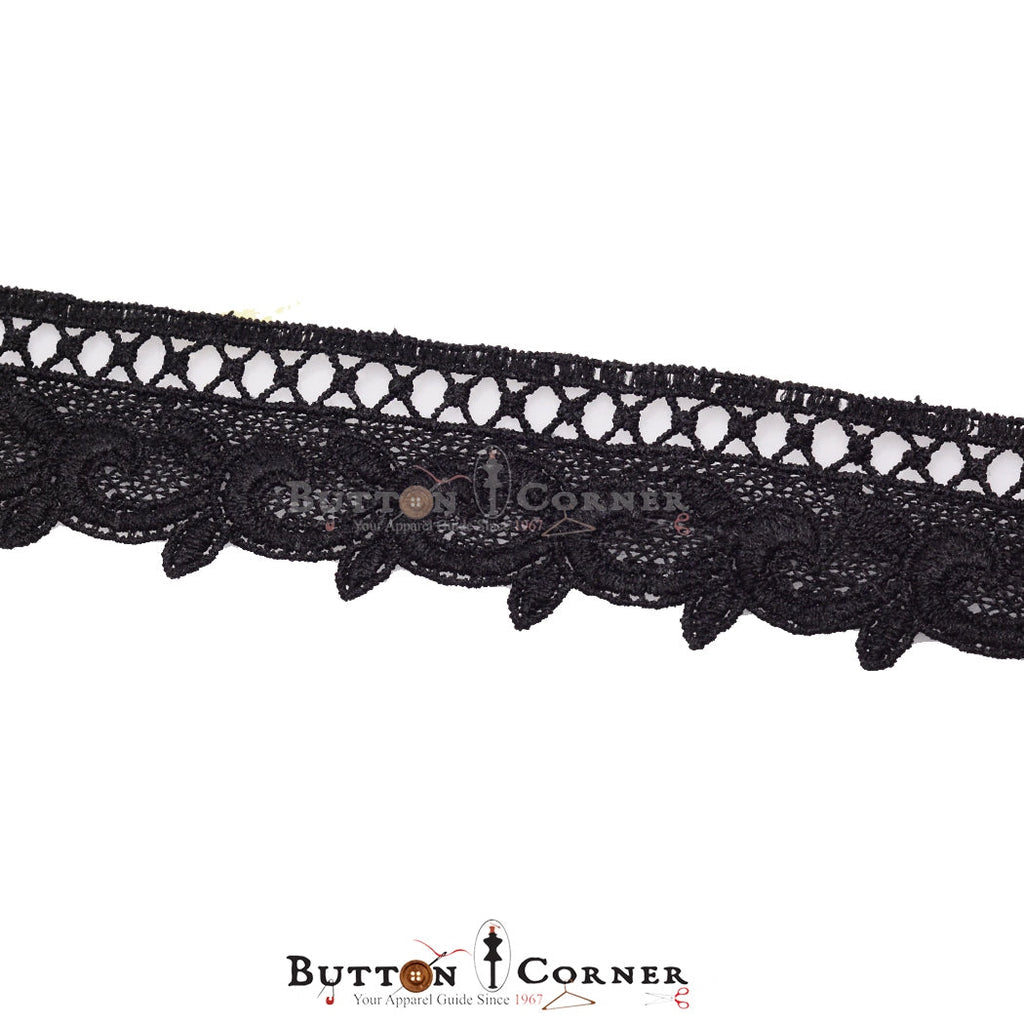 One Side Border Shuttle Lace