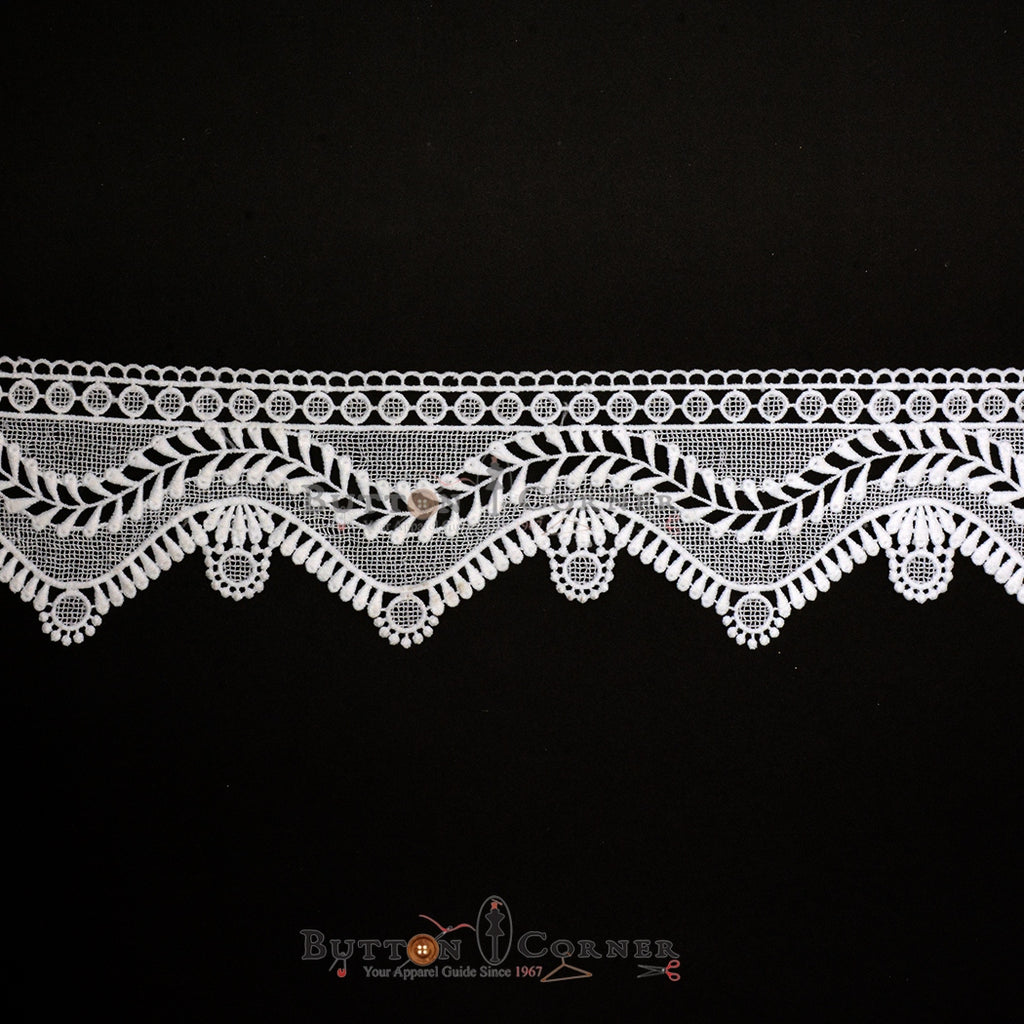 One Side Border Shuttle Lace