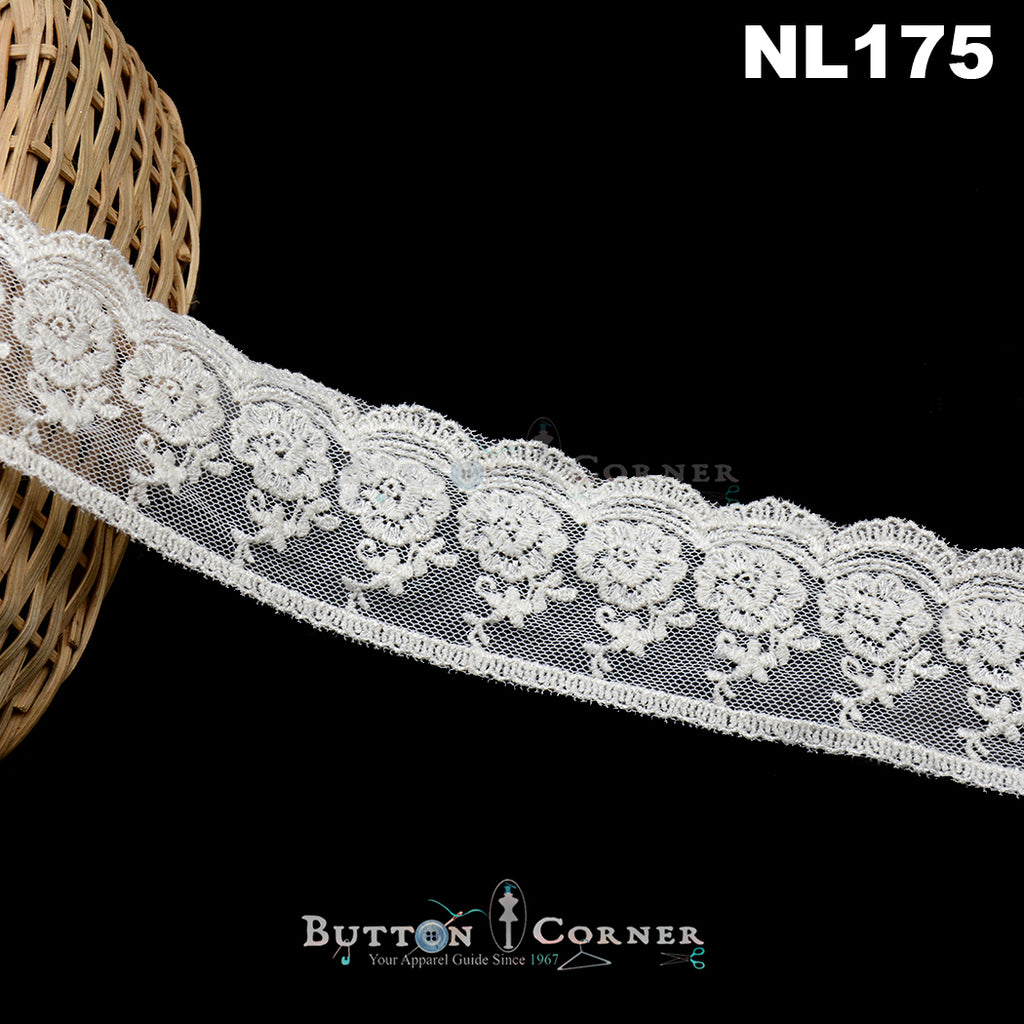 One Side Border Net Lace