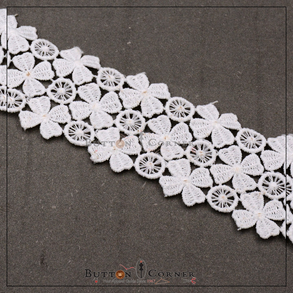 Double Side Border Lace With Pearl