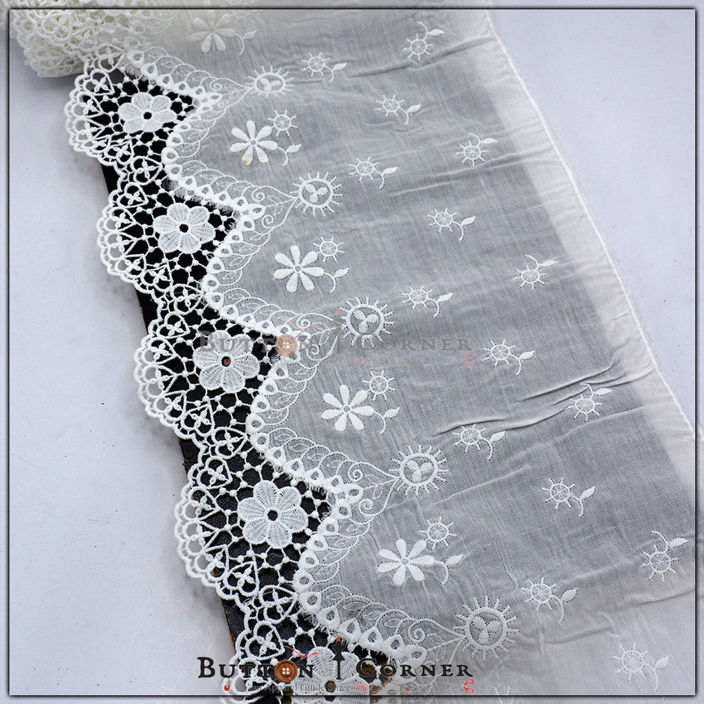 Cotton One Side Border Lace