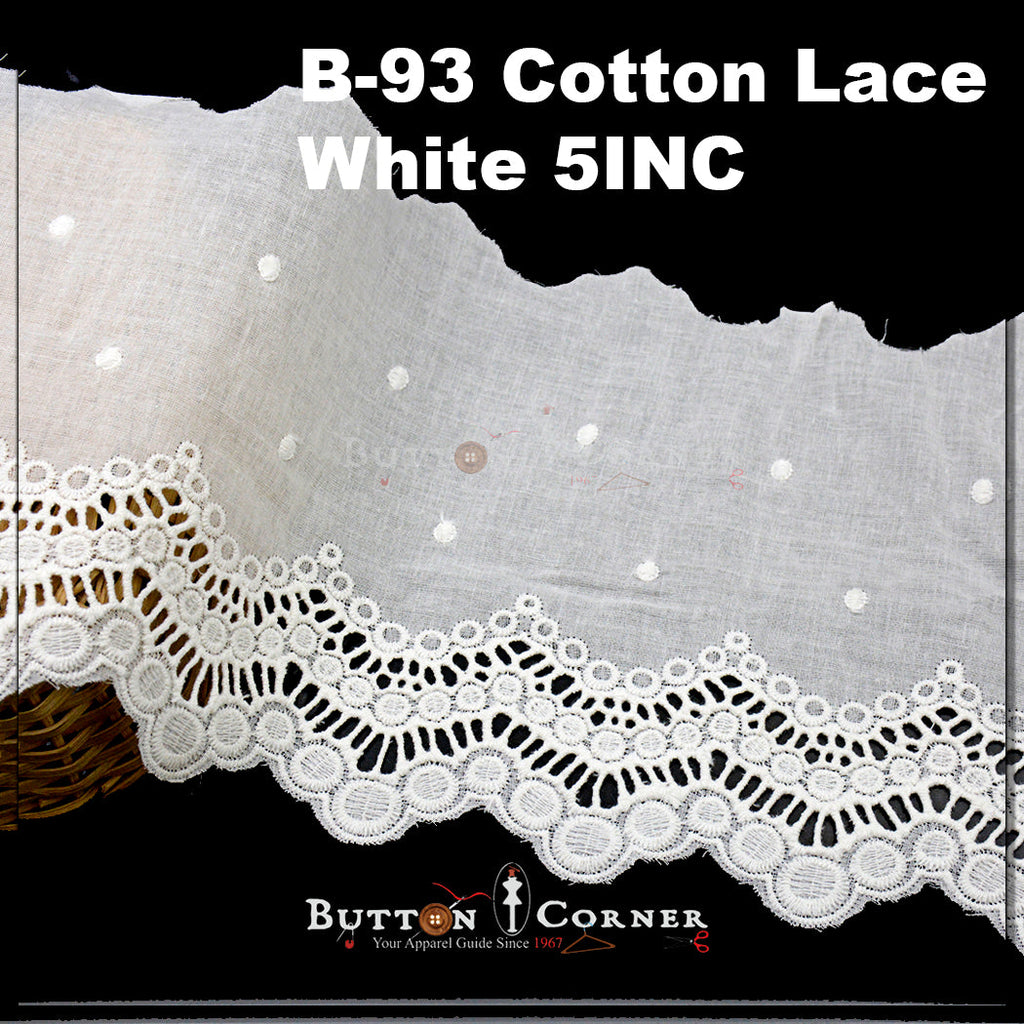 Cotton One Side Border Lace