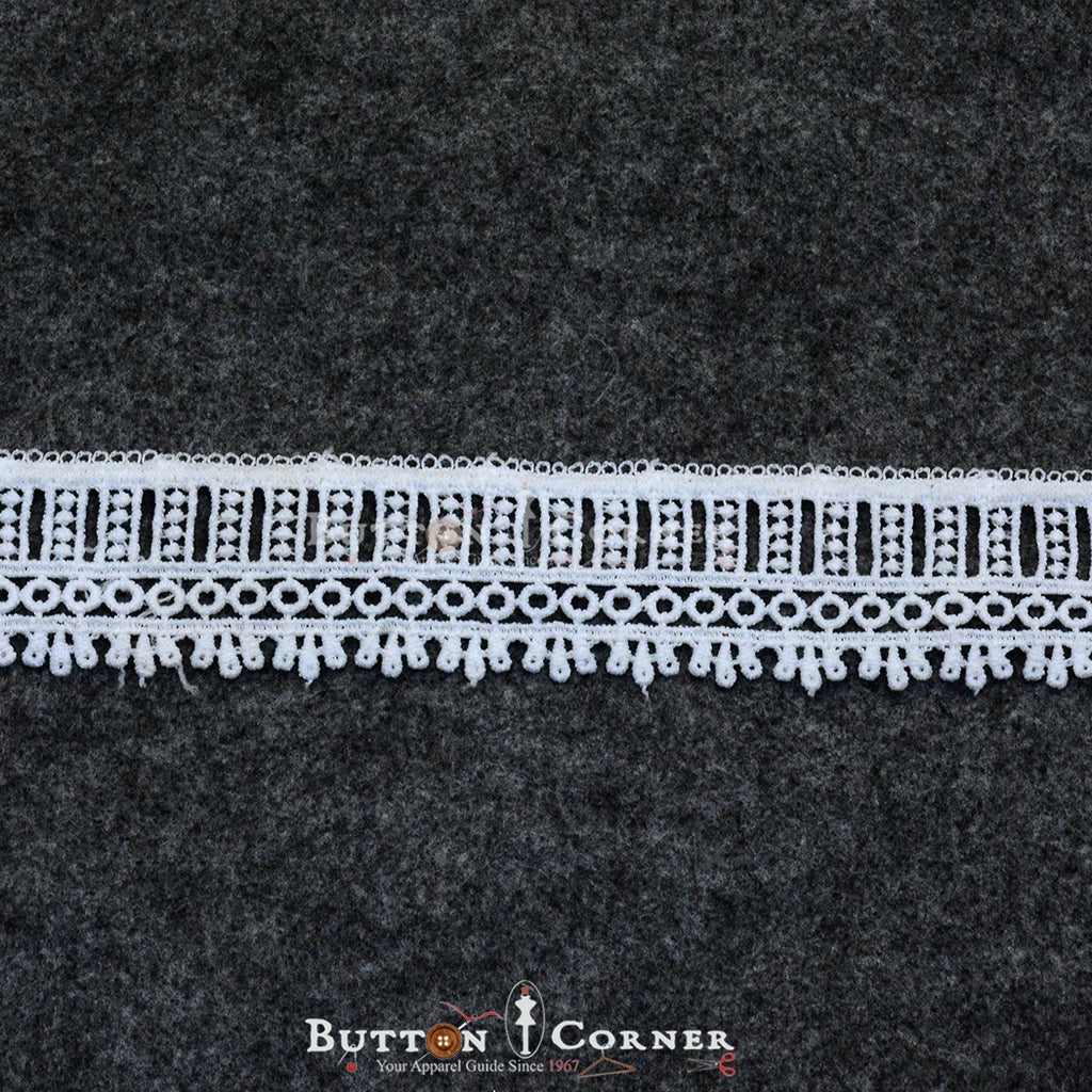 One Side Border Shuttle Lace