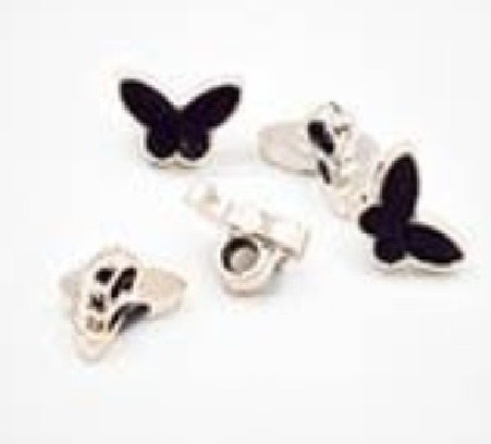 African Butterfly Shape Fancy Button