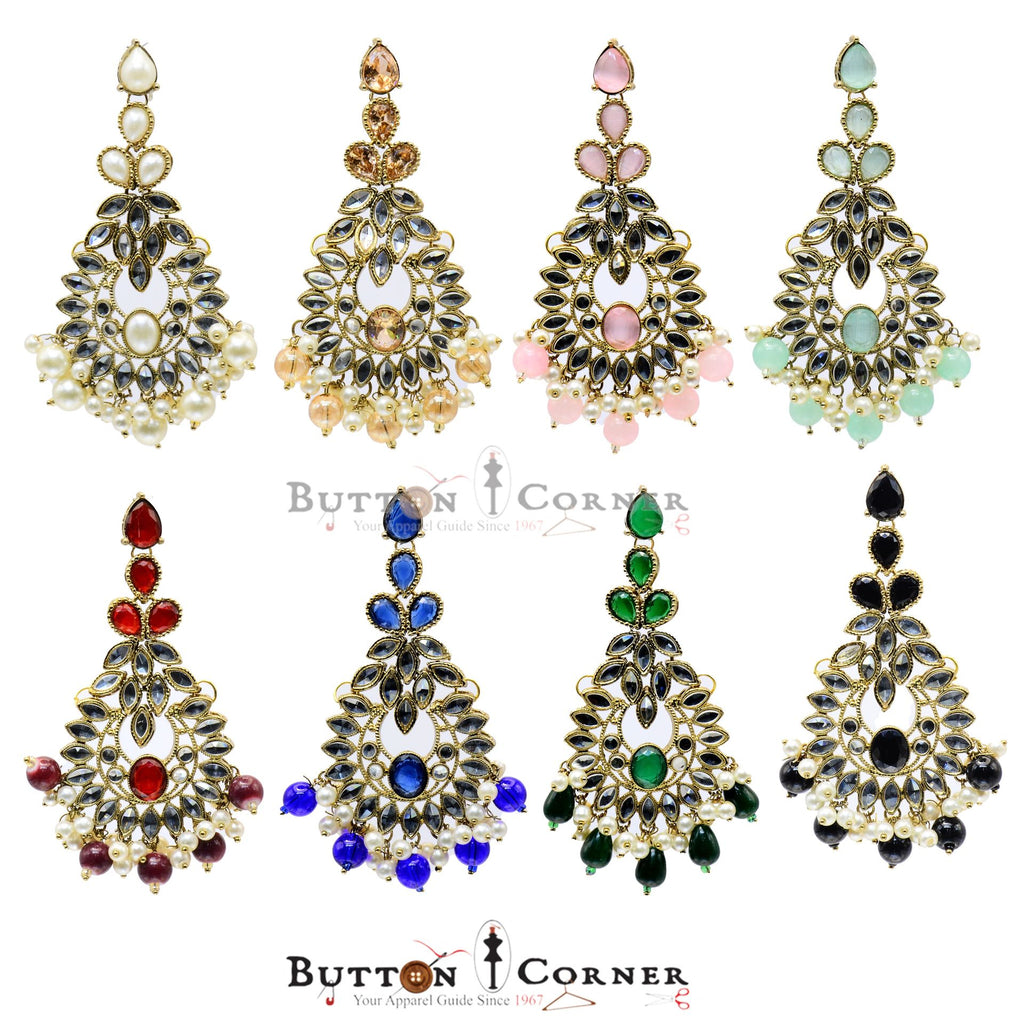 Fancy Kundan & Pearl Tassel