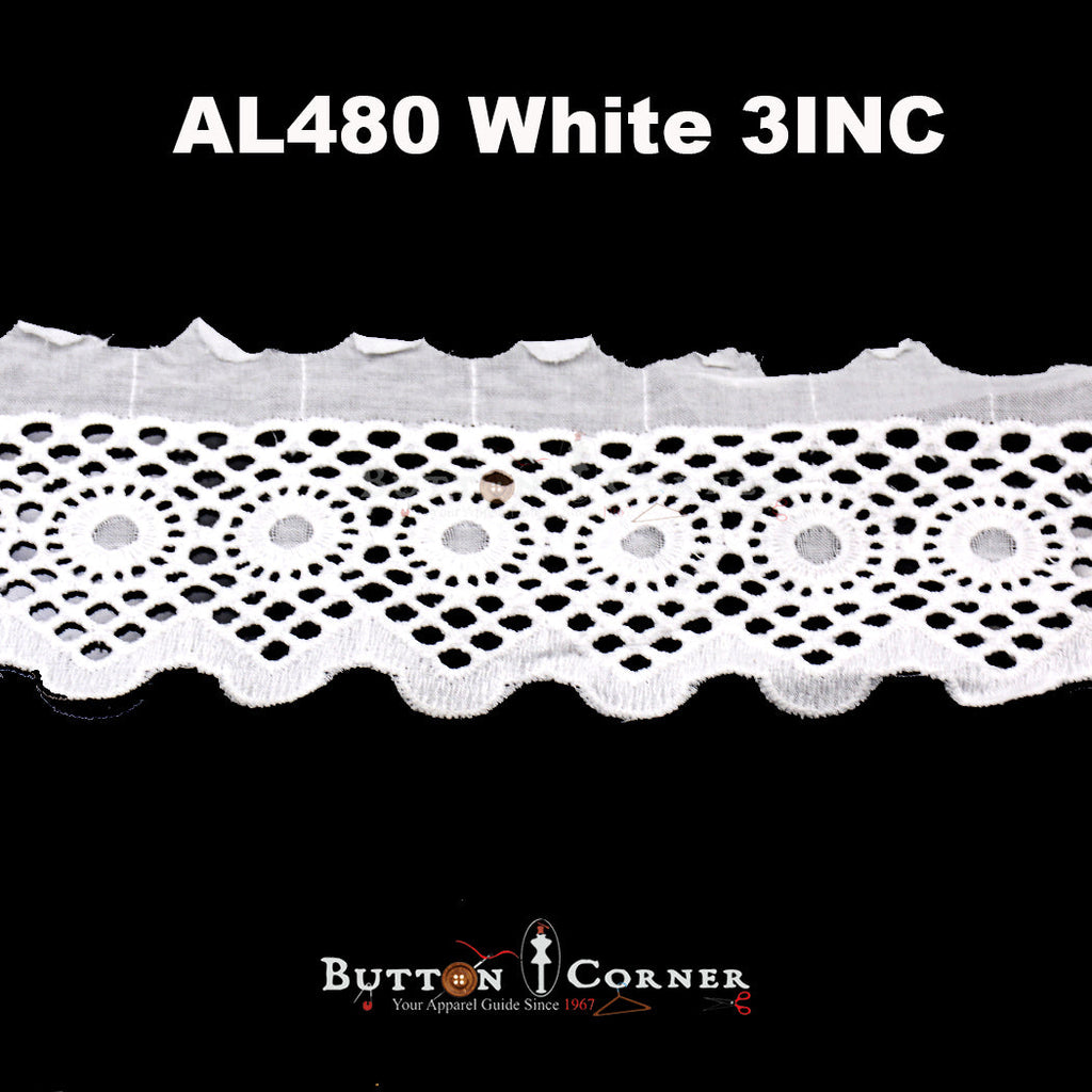 Cotton One Side Border Lace