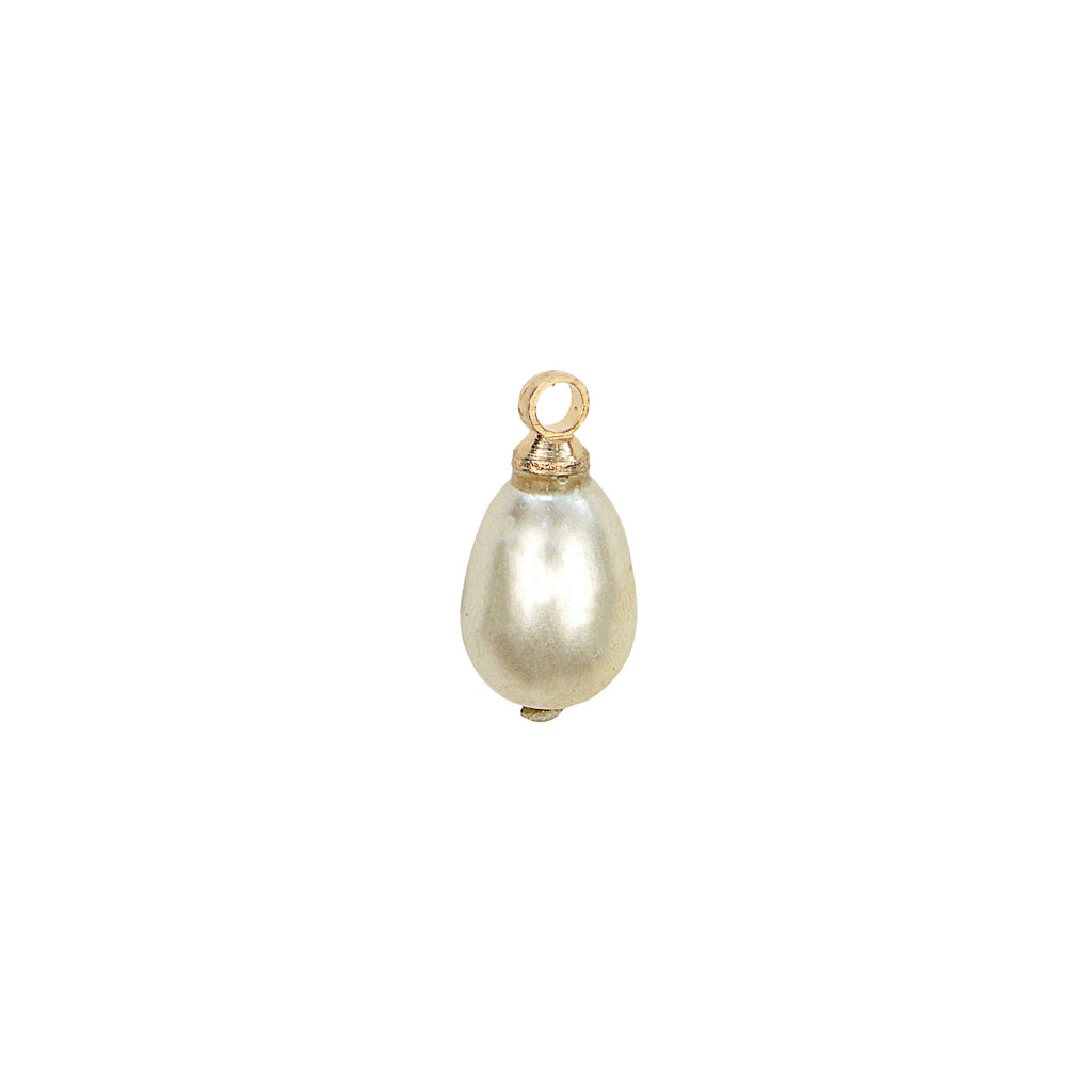 Drop Shape Pearl Hanging Button