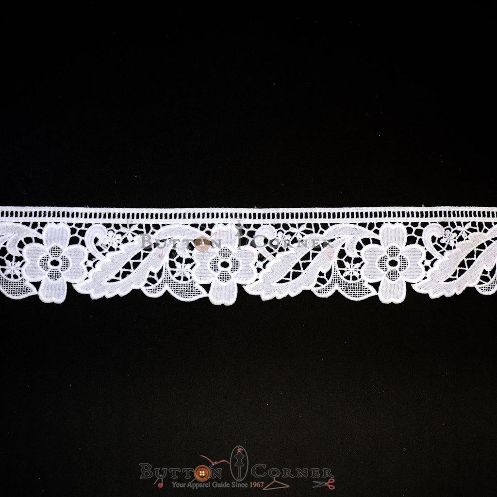 One Side Border Shuttle Lace